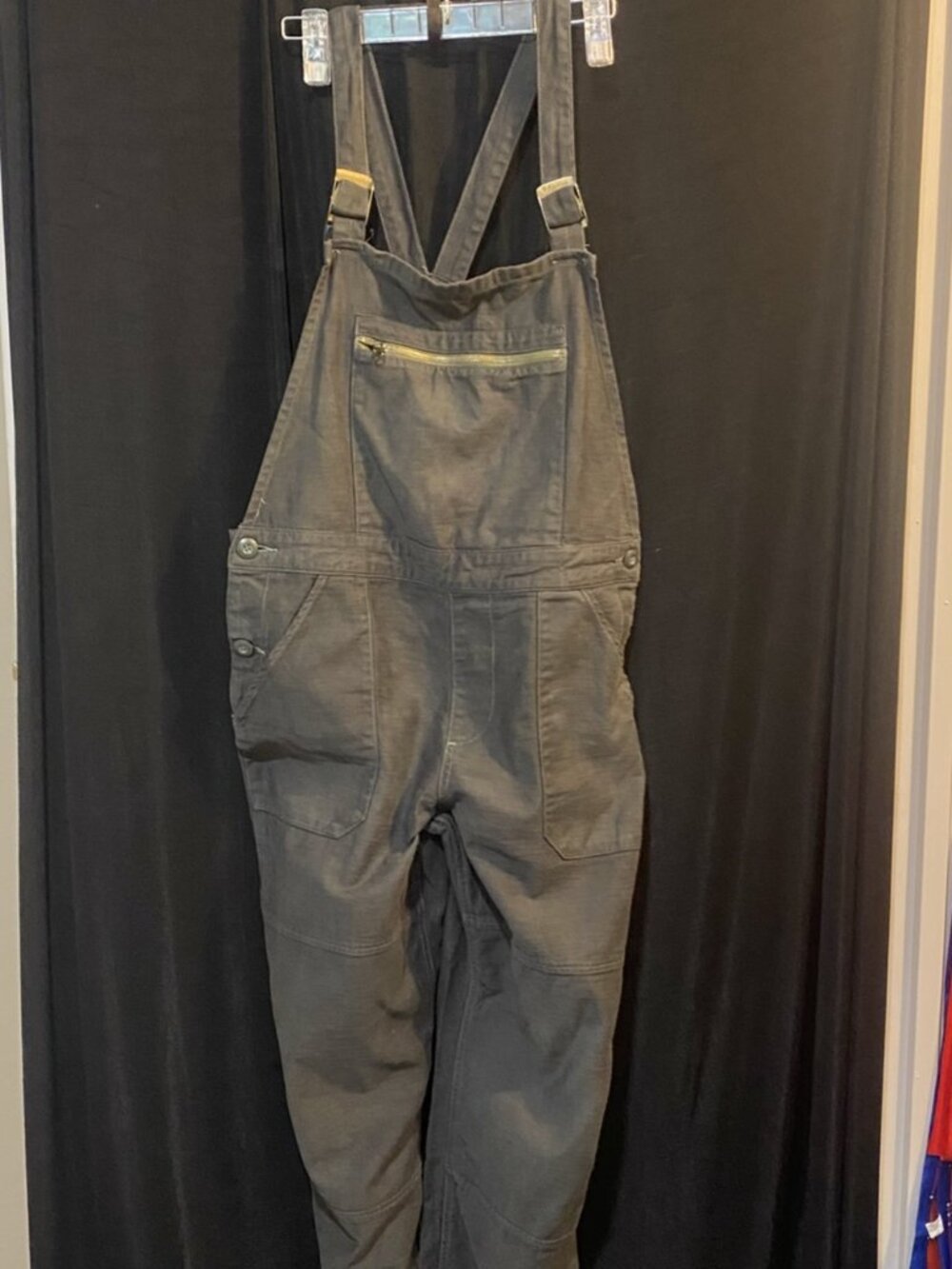 Levi's Skateboarding Overalls Garage Grey Wash Size Medium Unisex
